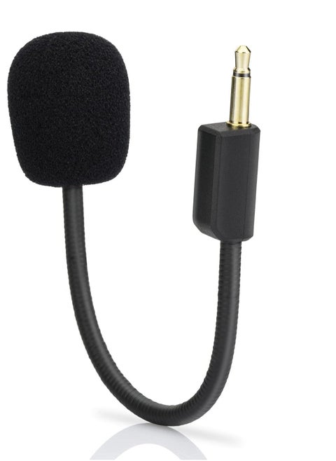 Mic Replacement for Razer BlackShark V2 and V2 Pro Wireless Gaming Headset, 3.5mm Detachable Game Boom Microphone with Foam