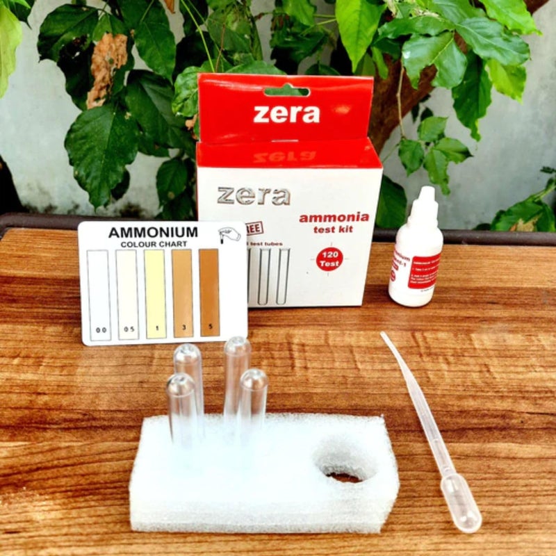 VAYINATO مجموعة اختبار المياه لأحواض السمك وتربية الأحياء المائية زيرا - صنع في الهند (مجموعة اختبار الأمونيا - 120 اختبار) - Image 4