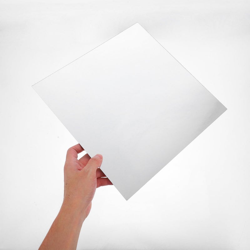 4 قطع مربع مرآة حائط ملصقات 30x30 سم بدون إطار ذاتية اللصق لغرفة النوم باب خزانة - Image 4