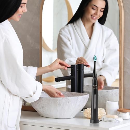 KOPBTBOY Charger Base for Bitvae/Fairywill / 7AM2M AM105/AM110 Electric Toothbrush (Not for 7AM2M AM100 AM101 AM103), Replacement Charger for Electric Toothbrushes Charged with USB Data (Black) - Image 4