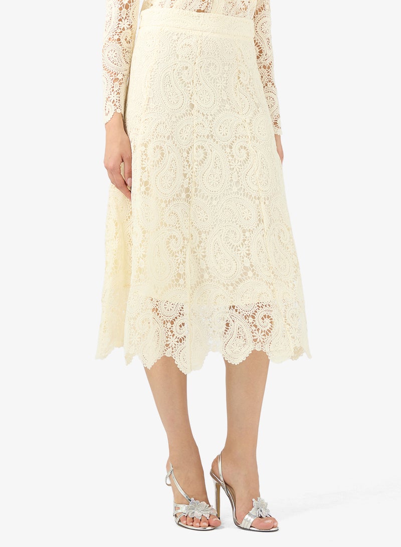 خزانة طقم بلوزة وتنورة دانتيل - Image 4