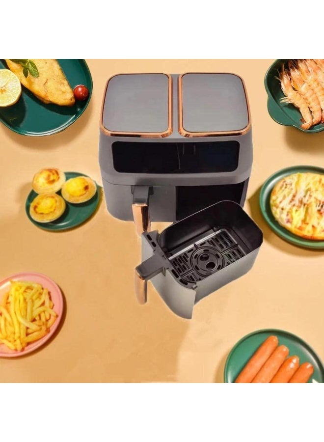 سوكاني SK-ZG-8030 مقلاة هوائية صحية بسلة مزدوجة – 8 لتر، 1500 واط، تحكم باللمس - Image 1