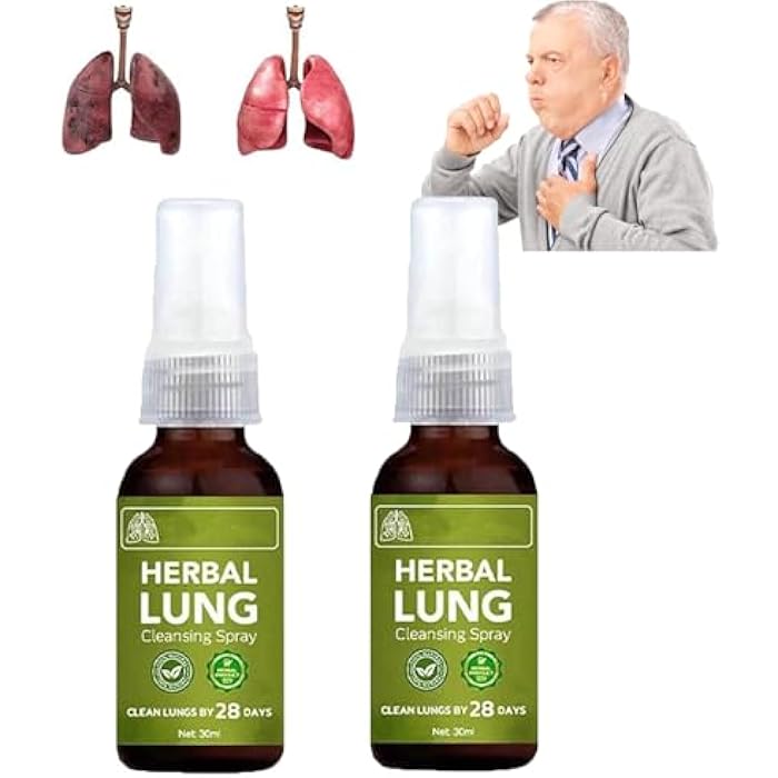 RCSCBC Breathdetox Herbal Lung Cleansing Spray,Breathdetox Herbal Spray,Natural Herbal Lung Essence,Herbal Lung Cleanse Mist - Powerful Lung Support (2pcs) - Image 1