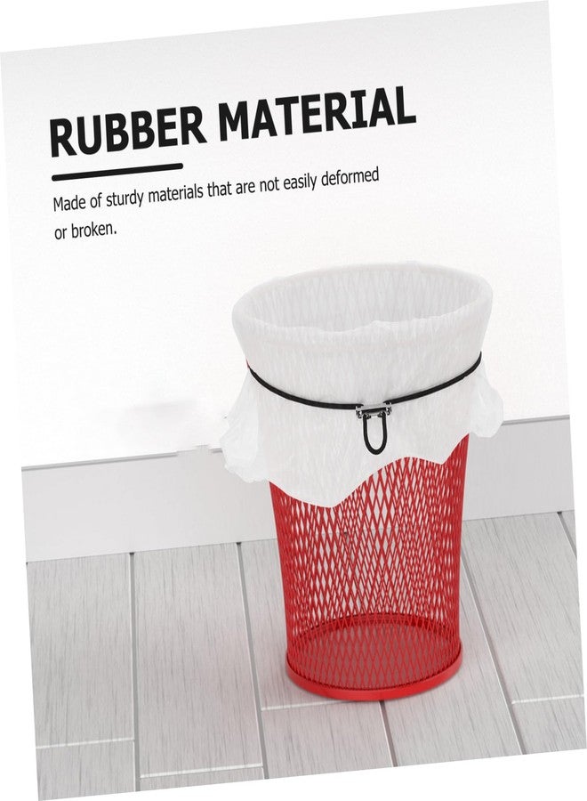 OFFSCH 3pcs Trash Can Rope Rubbish Bin Trash Bags Garbage Can Bungee Cords Rubber Band Holder Strong Rubber Bands Trash Bag Bands Trash Can Fixing Band Garbage Can Rubber Bands Elastic - Image 3