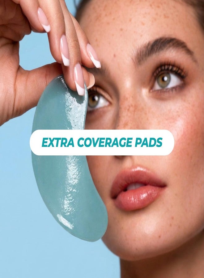 Vitamasques Goodbye Eye Bags XL Under Eye Patches - Caffeine Collagen Eye Mask for Dark Circles & Puffiness, Brightening Korean Eye Patches - 3 Pairs Hydrating Ultra cooling Hydrogel Pads - Image 3
