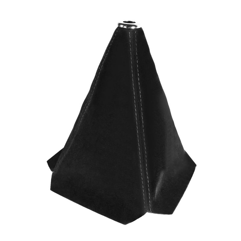 Sylvil Car Shift Knob Dust Cover Gear Shift Knob Cover for Protection Leather ManualAutomatic Shifter Shift Boots Cover Decorate Car InteriorBlack Napped - Image 3