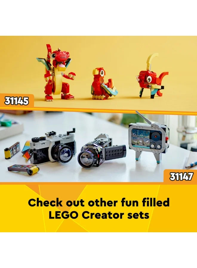 LEGO Creator Flatbed Truck with Helicopter Toy 31146 (270) Pieces