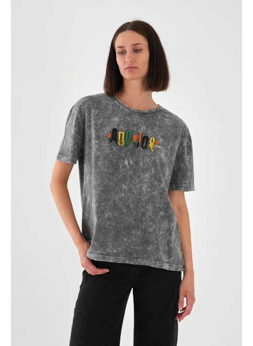 الكسندر جاردي Alexandergardi Patterned Short Sleeve T-Shirt