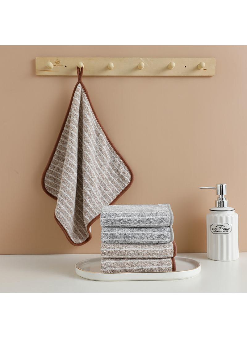Y&D 10 Piece Bamboo Charcoal Fiber Oil-free Bowl Washing Thickened Water Absorbent Lint-free Cleaning Rag  - Image 3