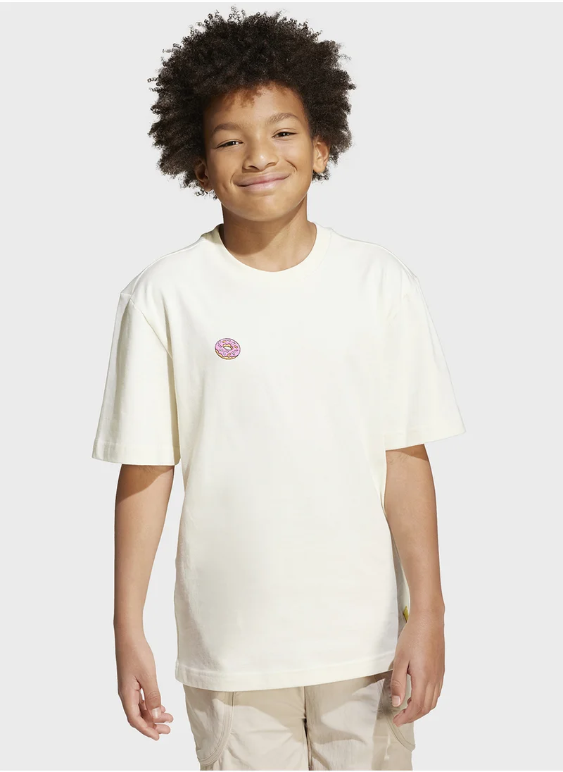 Adidas Youth The Simpsons Graphics T-Shirt