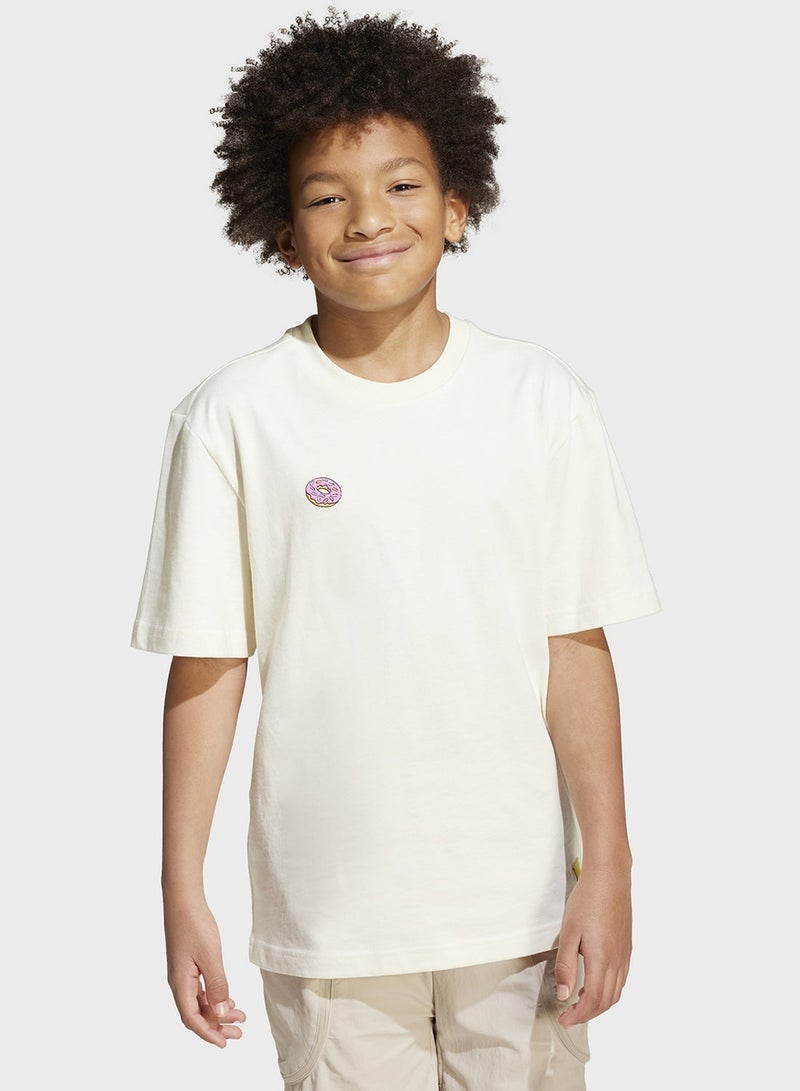 Adidas Youth The Simpsons Graphics T-Shirt - Image 1