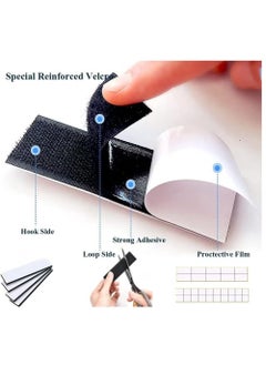 YOUGE Blackout Curtain, 5 Pcs Set Blackout Shade with Velcro Strips, Portable Blackout Window Cover for Bedroom, Travel, Baby Nursery 145cm x 200cm  - Image 5