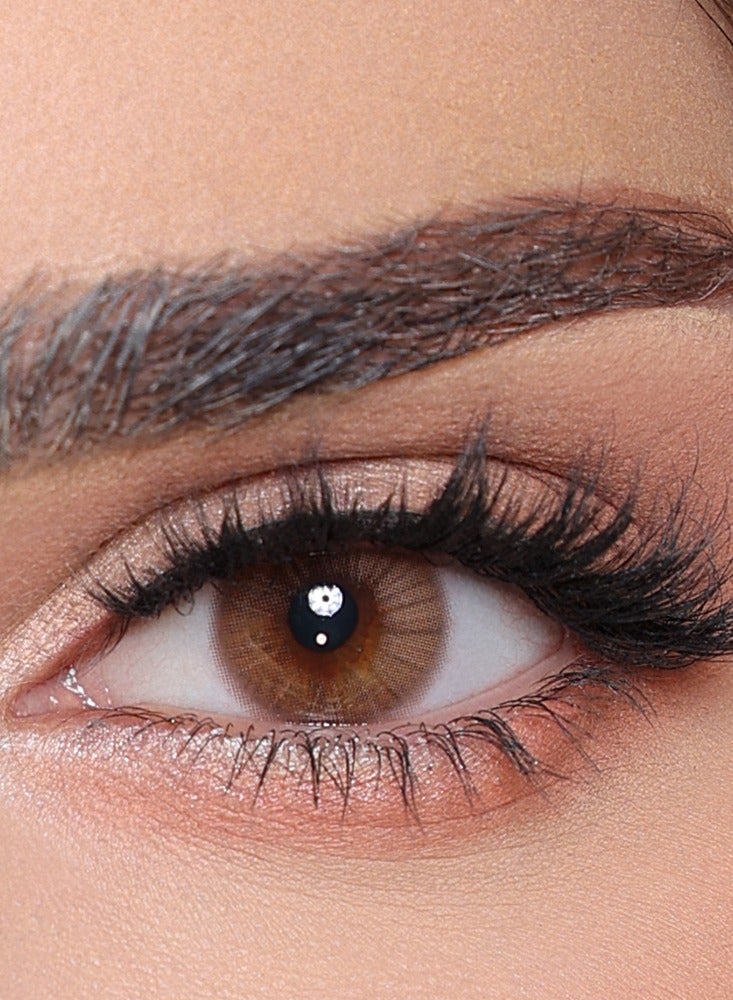 Luminous Coffee Brown Lenses Color, They Make You Beauty, Delicacy, And Enlarge The Eyes, They Are Comfortable And Soft And Can Be Worn For Long Duration, And They Allow Oxygen To Penetrate - Image 2