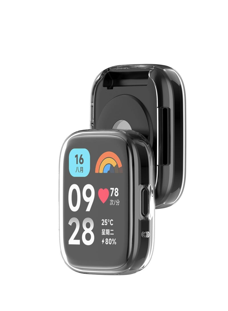 Screen Protector Case Compatible with Redmi Watch 3 Lite/Active, TPU Protective Screen Cover for Women, Shockproof Accessories for Redmi Watch 3 Lite/Active Smart Watch for Men - Image 2