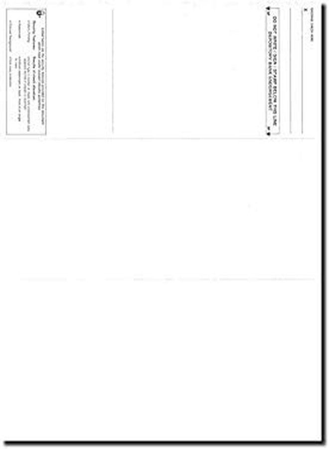 Compuchecks 500 Blank Check Stock - Check on Top - Green Marble - Image 3