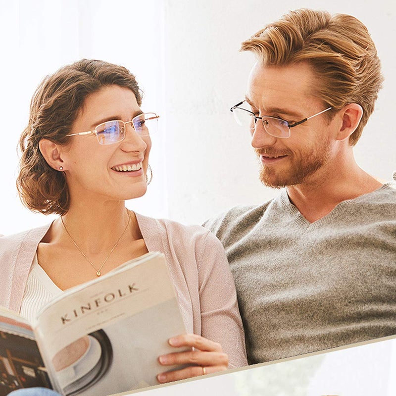 نظارات قراءة حاسوبية متعددة التركيز التقدمية، قارئات تحجب الضوء الأزرق - Image 4