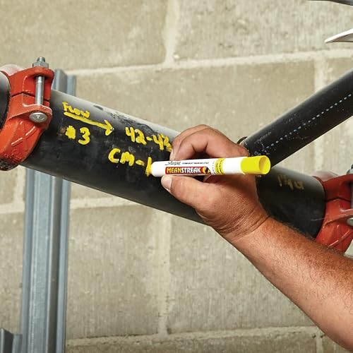 SHARPIE Mean Streak Permanent Marking Stick, Bullet Tip, Yellow (Pack of 12) - Image 5