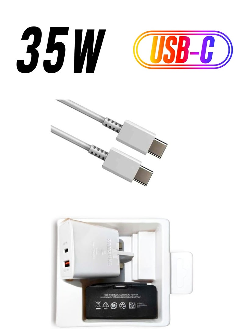 ELTRAZONE "Dual-Port 35W PD Power Adapter: Fast Charging with USB-A & USB-C Ports, 35W & 15W Outputs for Android Devices" - Image 1