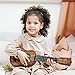 YEZI Classical Ukulele for Kids Mini Toddler Guitar Toy with Pick Educational Musical Instrument for Preschool Boys Girls Early Learning Music Toy for Ages 3 4 5 6 Years Old Maroon - Image 3