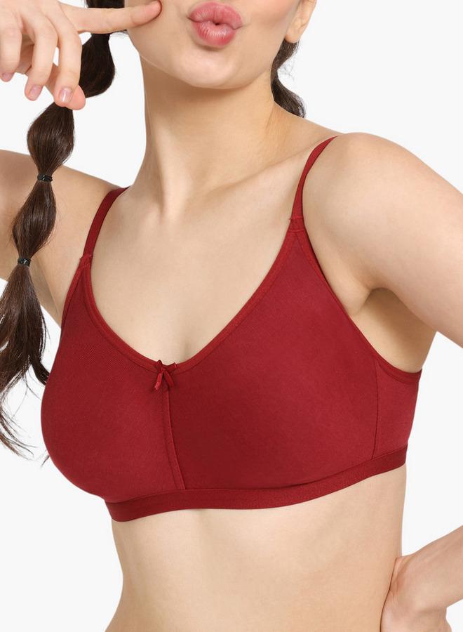 زيفامي حمالة صدر زيفام غير مبطنة بإغلاق بخطاف وعين - Image 4