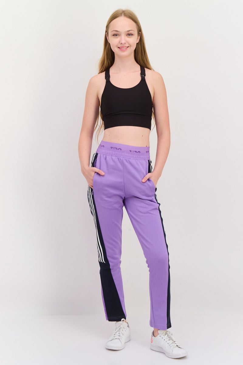 Adidas سروال رياضي للرجال، لياقة، لون بنفسجي - Image 2