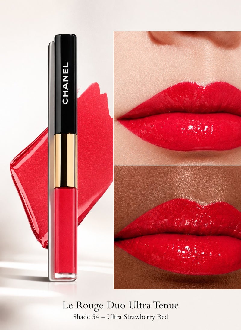 CHANEL Le Rouge Duo Ultra Tenue Ultra Strawberry Red - 54 - Image 3