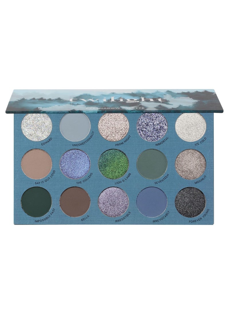 COLOURPOP Colourpop Twilight Shadow Palette - Limited Edition Palette with Metallic and Matte Finishes - High-Pigment Makeup with a Long-Wearing Formula (0.3 oz) 