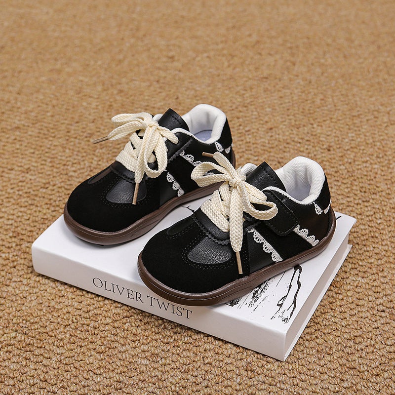 Girls Moral Training Shoes Children'S Shoes Casual Shoes Baby Light Soft Soled Sports Shoes - Image 1