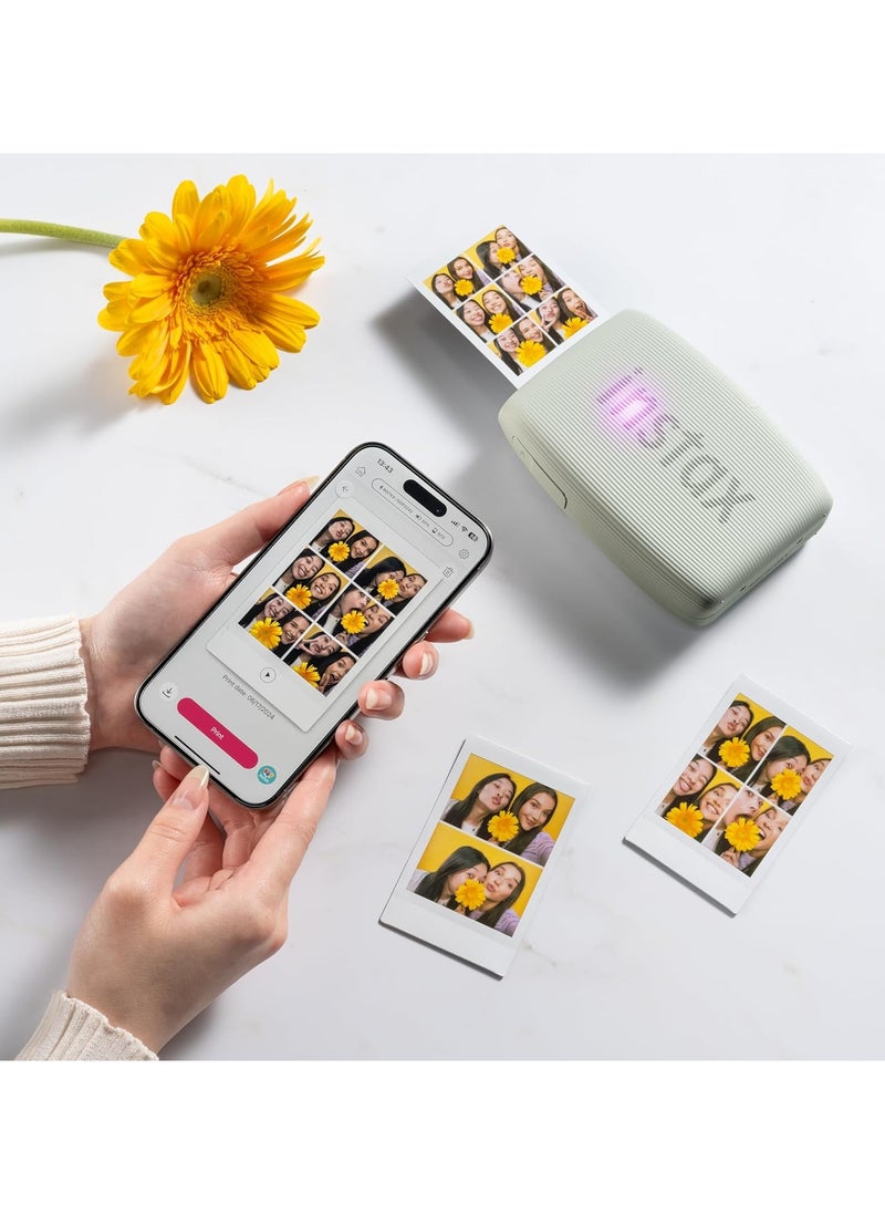 Instax instax mini LINK 3 smartphone photo printer, Sage Green  - Image 3