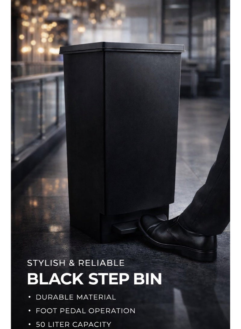 ALMUFARREJ Luxury Step Pedal Trash Bin – Modern Design with Large Capacity and Lasting Elegance - Image 1