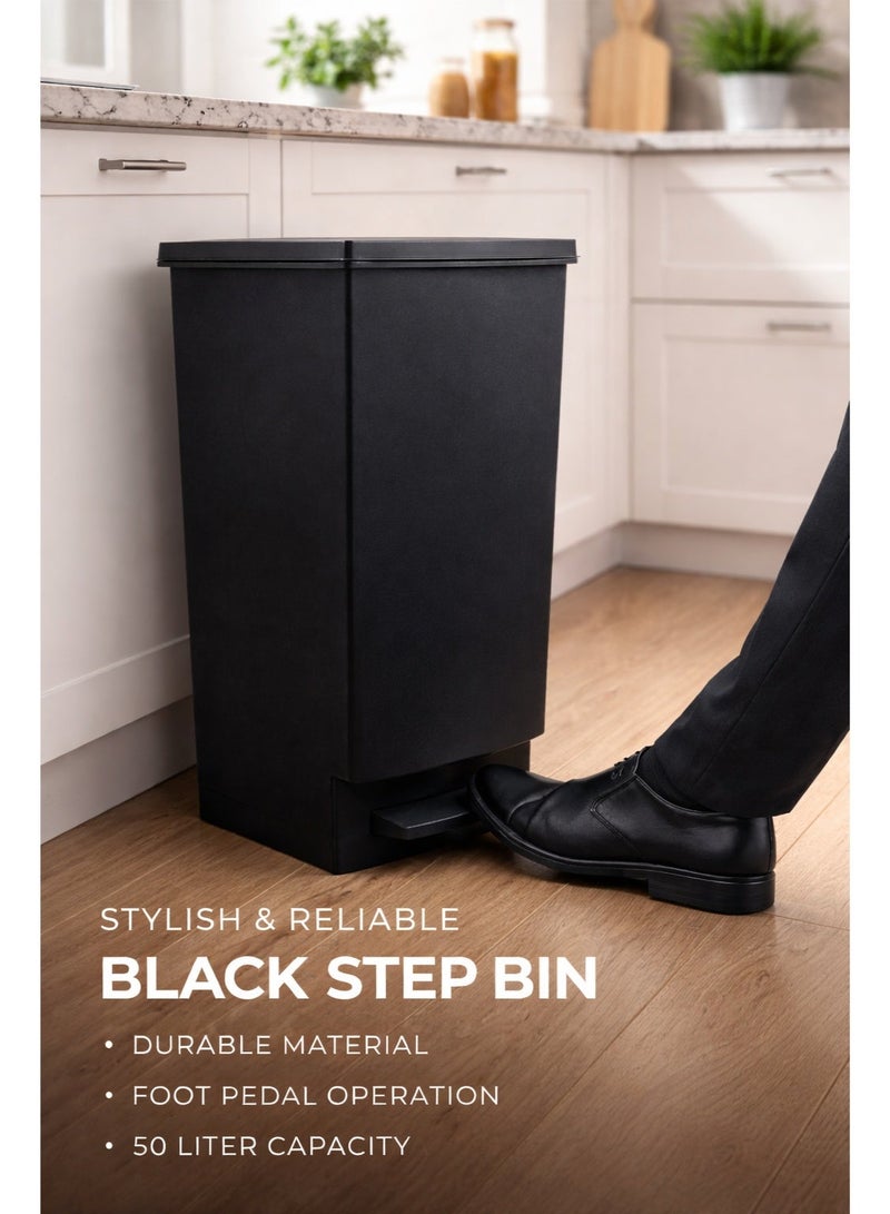 ALMUFARREJ Luxury Step Pedal Trash Bin – Modern Design with Large Capacity and Lasting Elegance - Image 2
