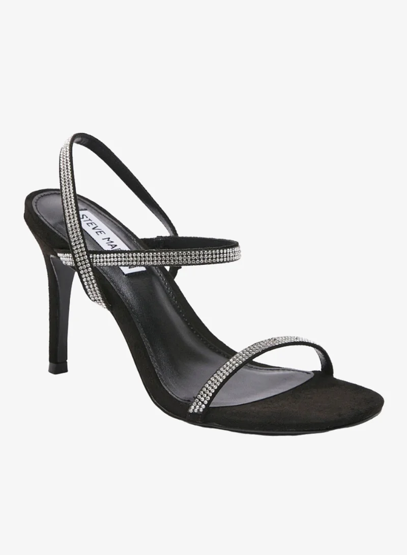 ستيف مادن Steve madden wise-r black fabric women's sandals