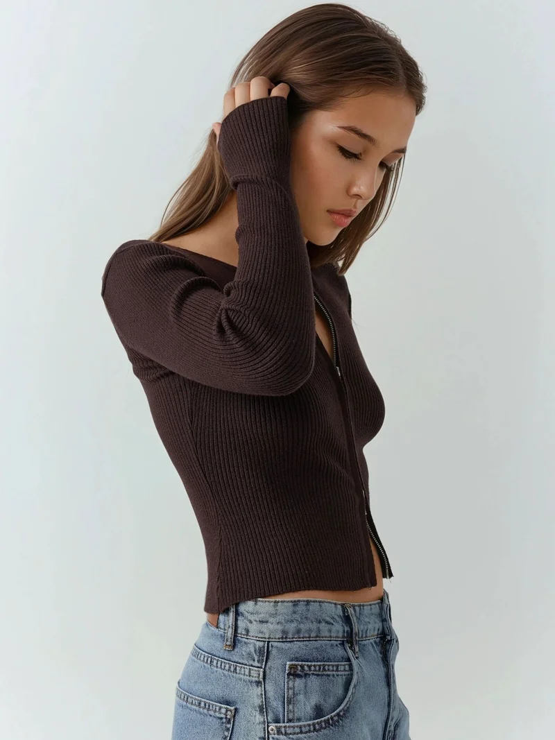 HICCUP Sabrina Zip Sweater