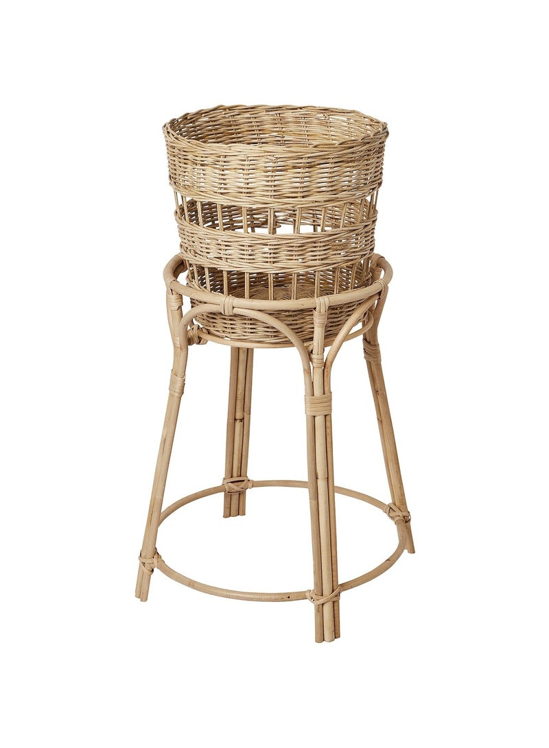FEJKA Plant Stand Handmade Rattan 66 Cm 