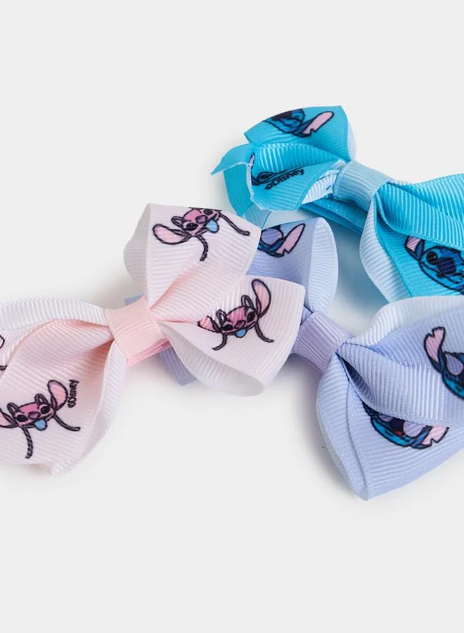 ستايلي Set of 3 - Lilo And Stitch Bow Clips