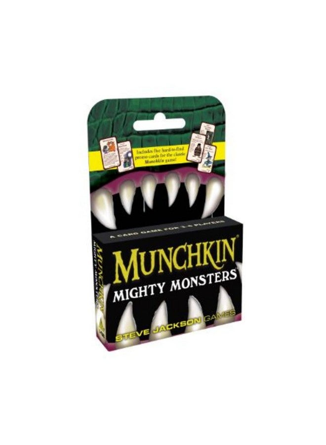 STEVE JACKSON GAMES Munchkin Mighty Monsters Card Game | Fast-Paced Family Card Game | Card Game for Adults, Teens, Kids, and Family | Ages 6+ | for 3-6 Players | Average Play Time 20 Minutes | from Steve Jackson Games