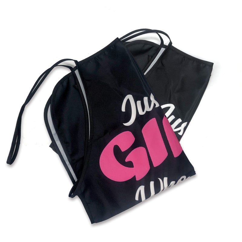 DZGlobal Fashion Children Kitchen Apron - Chef Kitchen Cooking and Baking Bib Apron (Funny Just A Girl Loves Slime) - Image 5