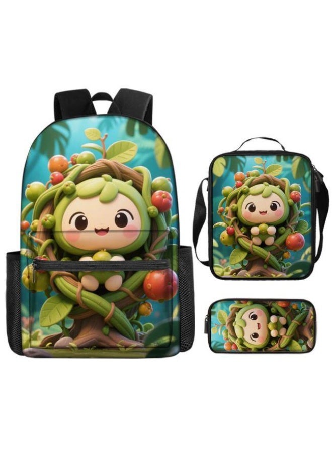 Cartoon backpack, with exquisite small bag, practical and cute (for primary and secondary schools, children) - 10  - Image 1
