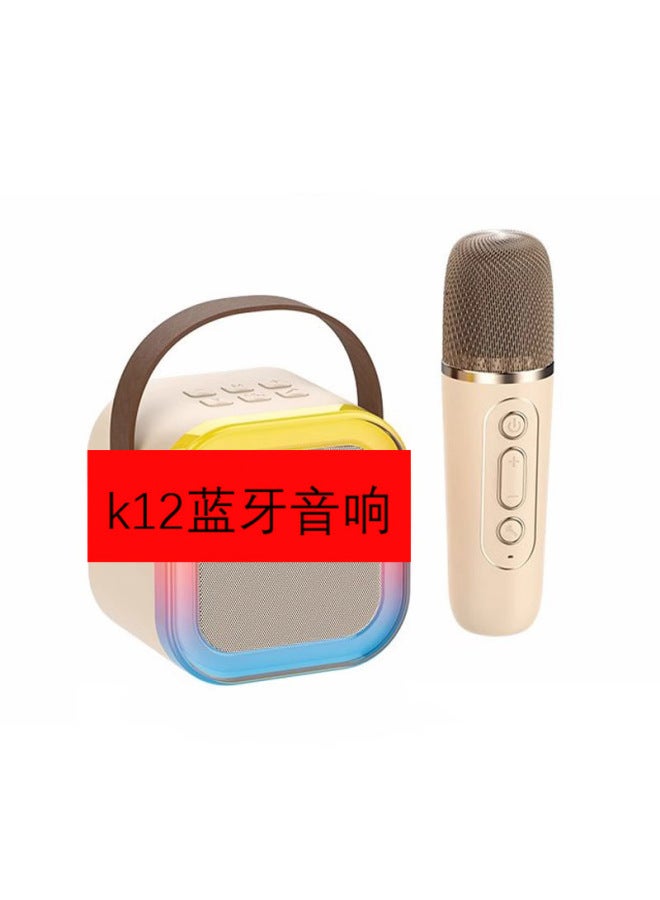 Neutral K12 Bluetooth Speaker Wireless Outdoor Portable Audio Colorful Integrated Ktv Microphone With Microphone - Image 5