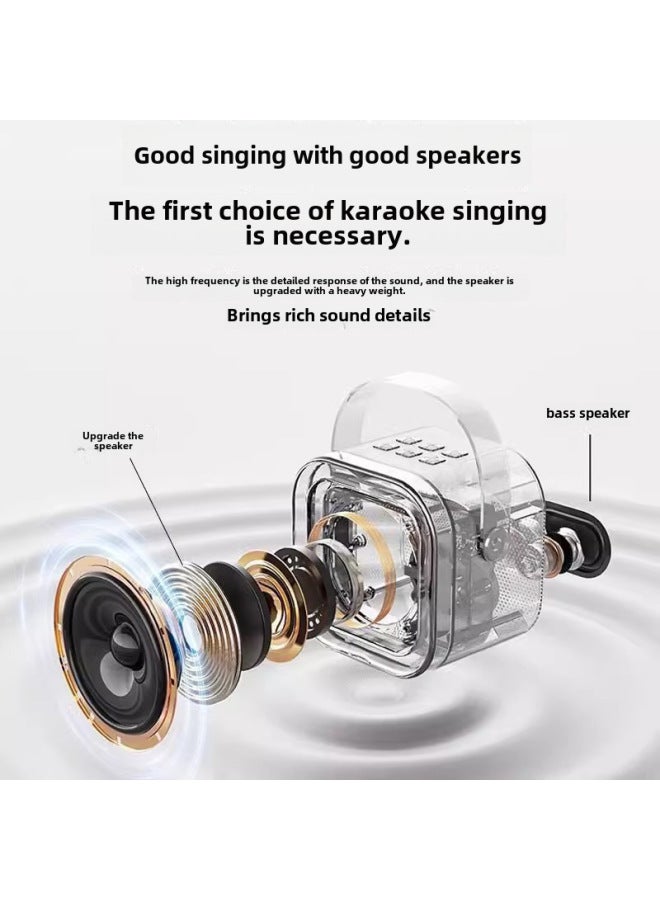 Neutral K12 Bluetooth Speaker Wireless Outdoor Portable Audio Colorful Integrated Ktv Microphone With Microphone - Image 2