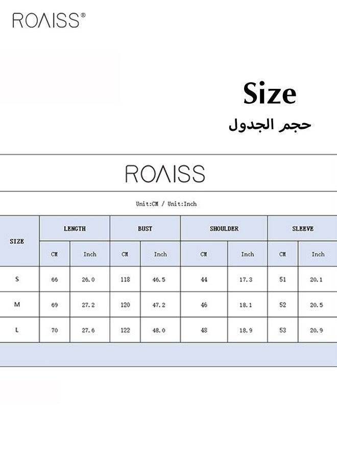 roaiss - Women's Summer Lightweight Draped Blazer Smooth And Cool Material With Classic Lapel Design Button Open And Close Sunscreen Jacket - Image 1