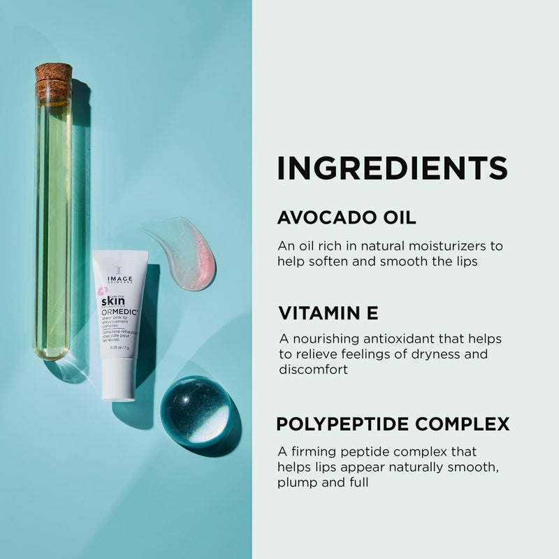 IMAGE Skincare, ORMEDIC Lip Enhancement Gift Set with Avocado Oil & Vitamin E for Deep Hydration, Clear & Seer Pink - Image 5