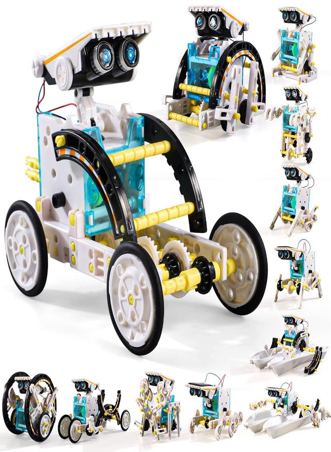 Lucky Doug Toys for Ages 8-13,12-in-1 STEM Solar Robot Kit Toys Gifts for Kids 8 9 10 11 12 13 Years Old, Educational Building Science Experiment Set Gifts for Kids Boys Girls - Image 1