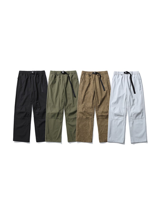 Izexx Trendy Brand Outdoor Sports Waterproof Rustic Pants Men's Functional Wind Speed Dry Mountaineering Pants Casual Straight Tooling Pants - Image 5