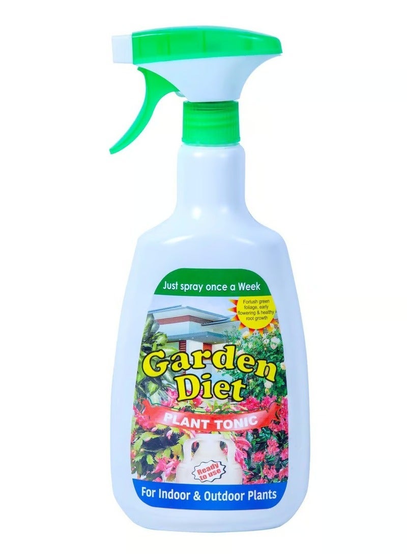 GROW FAST Ready to Use Garden Diet Plant Tonic Liquid Spray Fertilizer 860ml
