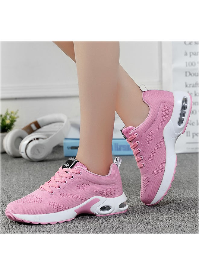 Women Lace-up Air CushionCRunning Shoes Soft-soled Sneakers  - Image 2