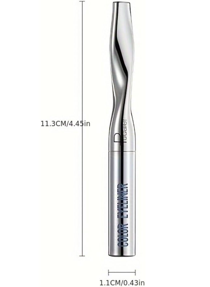 Color Eyeliner Liquid Eyeliner Pen Quick Drying Easy to Color Glitter and Matte Precision Fine Tip Eye Liner Makeup No Flaking No Smudging Waterproof and Long Lasting Eyeliner Pencil Sapphire 01