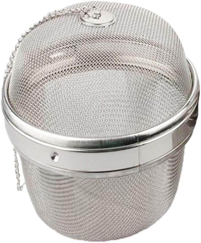 klarako Tea Infuser Ball Mesh Strainer Large Capacity for Hanging in Teapots Mugs Cups to Steep Loose Leaf Tea Spice Herbs, Home Restaurant Use  Silver, 13cm - Image 4