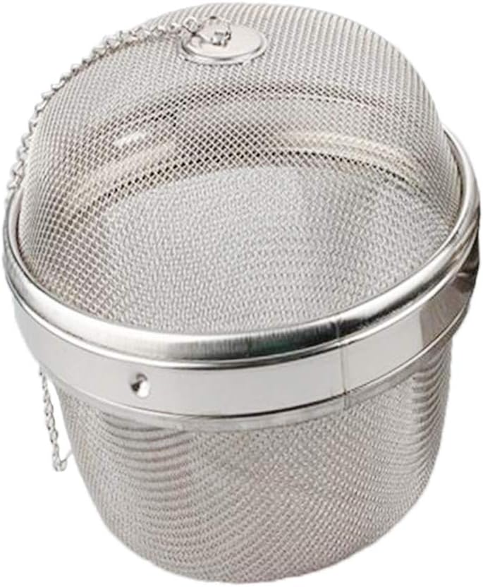 klarako Tea Infuser Ball Mesh Strainer Large Capacity for Hanging in Teapots Mugs Cups to Steep Loose Leaf Tea Spice Herbs, Home Restaurant Use  Silver, 13cm - Image 2
