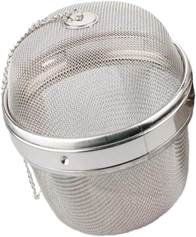 klarako Tea Infuser Ball Mesh Strainer Large Capacity for Hanging in Teapots Mugs Cups to Steep Loose Leaf Tea Spice Herbs, Home Restaurant Use  Silver, 13cm - Image 5